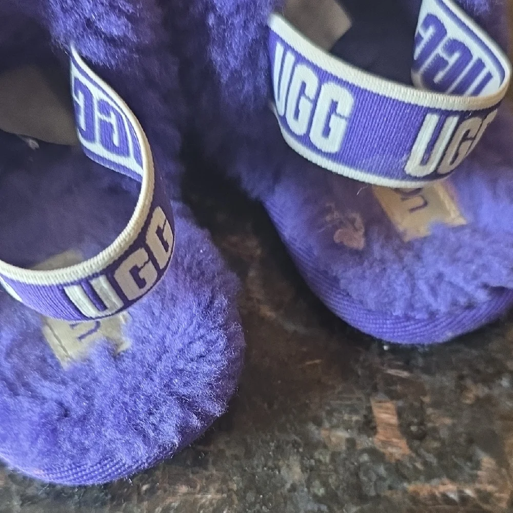 UGG Kids' Cozy Purple Slippers